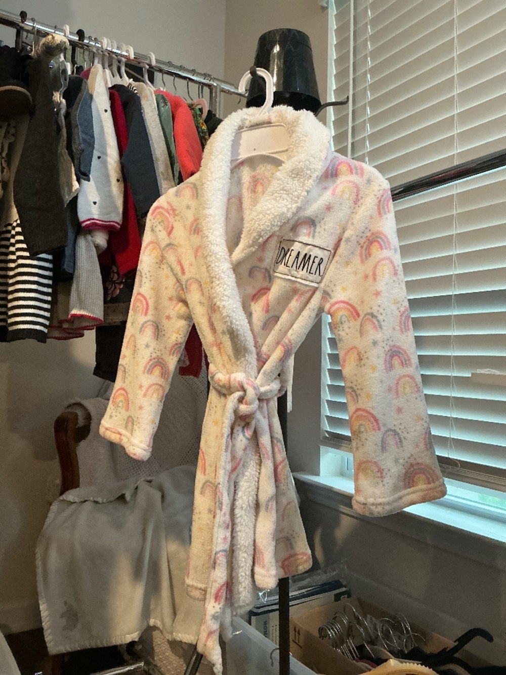 Rae Dunn Fleece DREAMER Robe